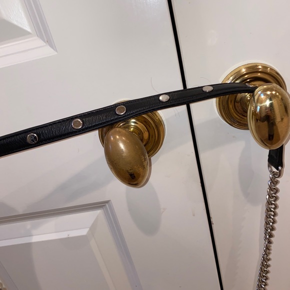 Rebecca minkoff crossbody fringe black bag with silver trim - Picture 3 of 13